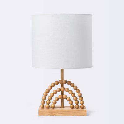 Novelty Wood Rainbow Table Lamp - Light Wood - Cloud Island™ | Target