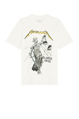 Six Three Seven Metallica T-Shirt in White | Revolve Clothing (Global)