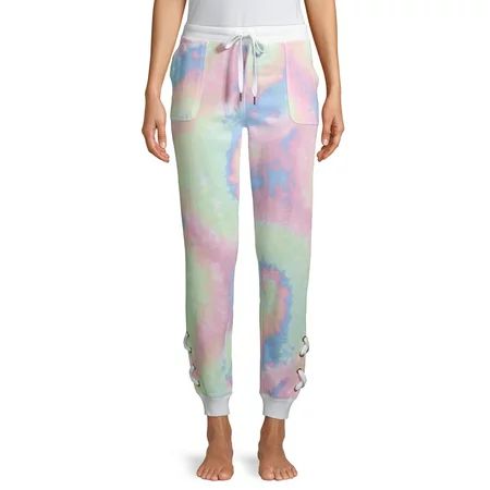 Secret Treasures Womens Sleepwear Lounge Lace-Up Jogger Sweatpants | Walmart (US)