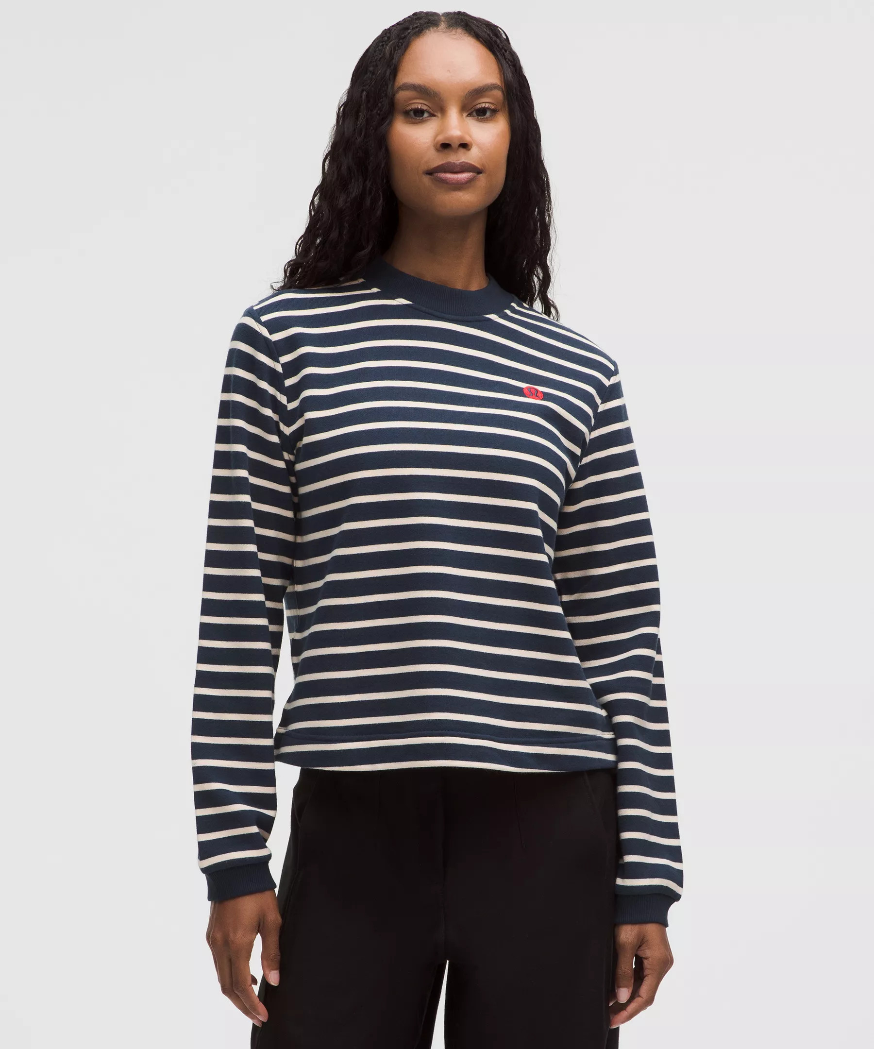 Cotton French Terry Crewneck Pullover | Women's Sweaters | lululemon | Lululemon (US)