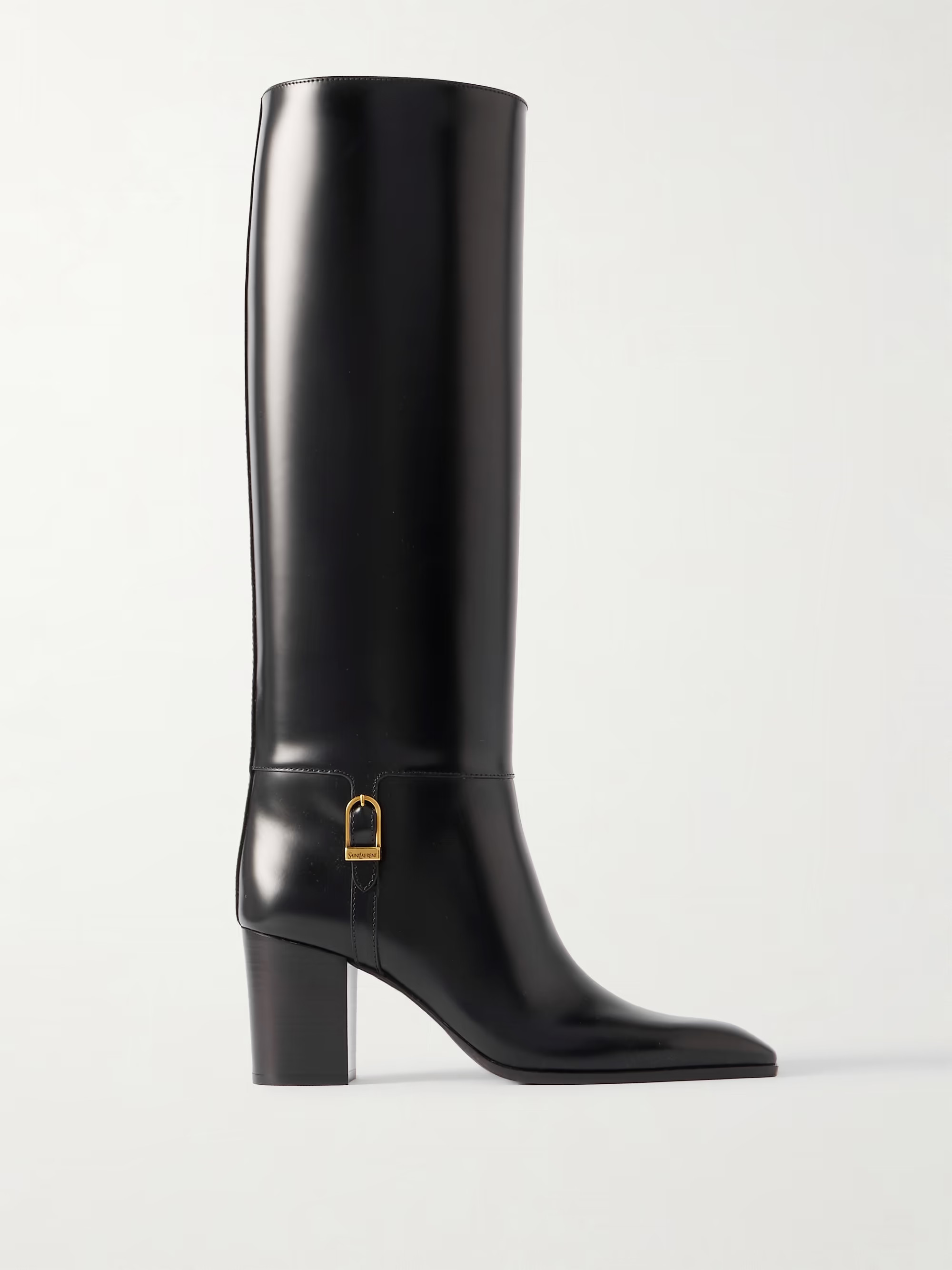 Julia buckle-embellished leather knee boots | NET-A-PORTER (UK & EU)