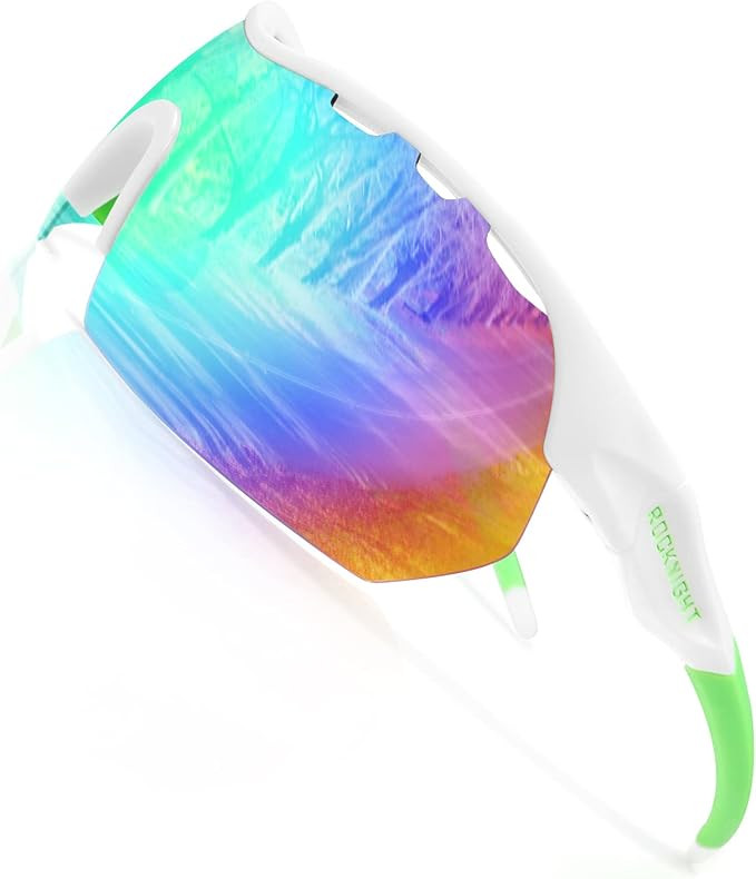 ROCKNIGHT HD Polarized Sports Sunglasses Cycling Driving Baseball Outdoor Ultralight TR90 Frame B... | Amazon (US)