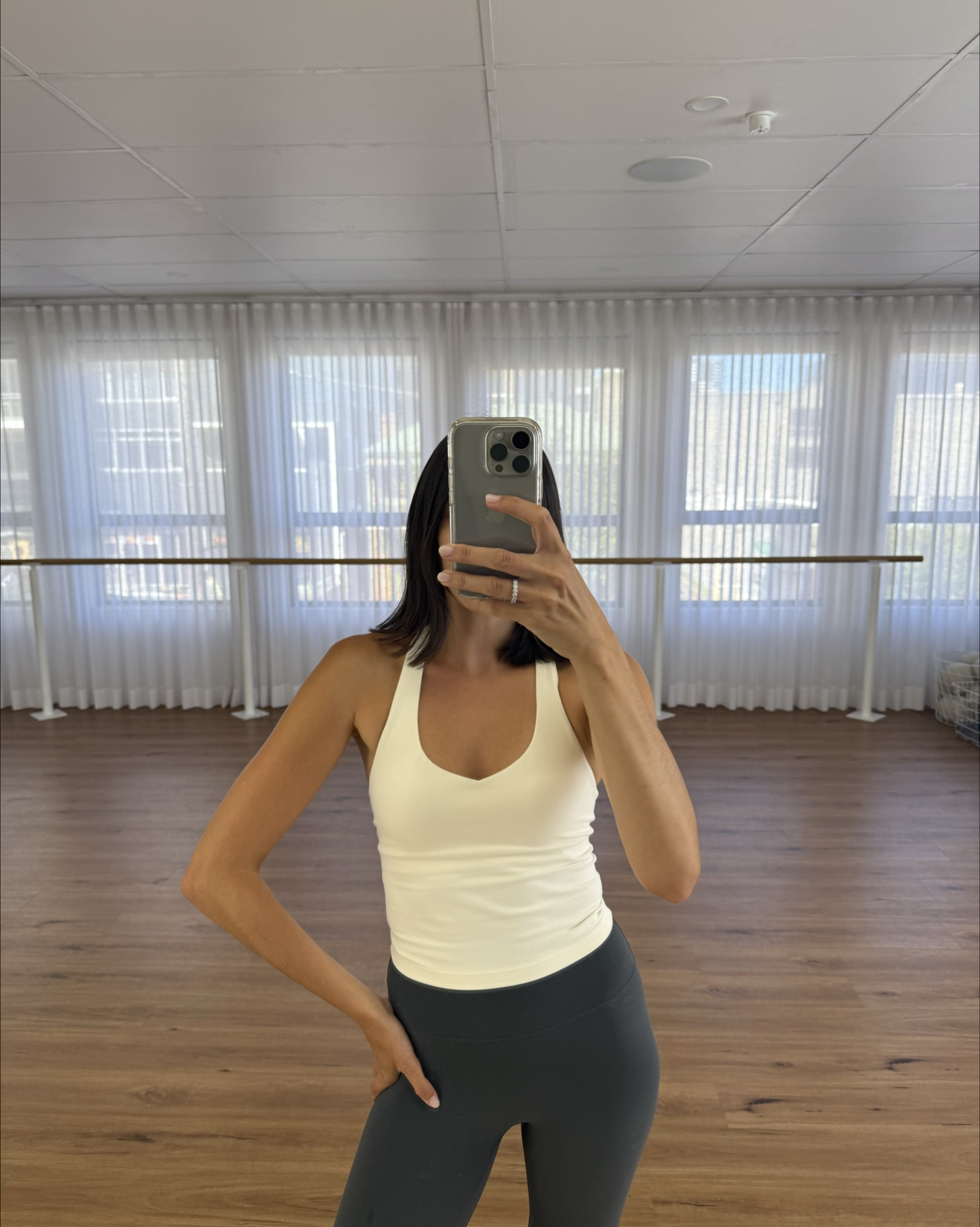 What I wore to Pilates today. Tank and leggings from Lorna Jane - I wear XS in leggings and S in the tank x 

#LTKfitness #LTKstyletip