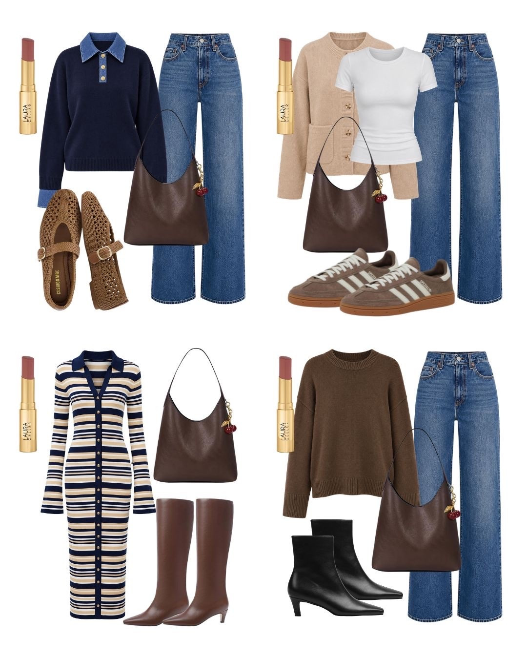 Fall outfit ideas in rich neutrals 🤎 Wide-leg denim, cozy knits, chocolate brown accessories, sneakers, boots and easy layers make these looks perfect for everyday fall style.

fall outfits, Amazon fashion, fall outfit ideas, wide leg jeans, brown accessories, neutral fall style, casual fall outfits

#LTKSeasonal #LTKWorkwear #LTKMidsize
