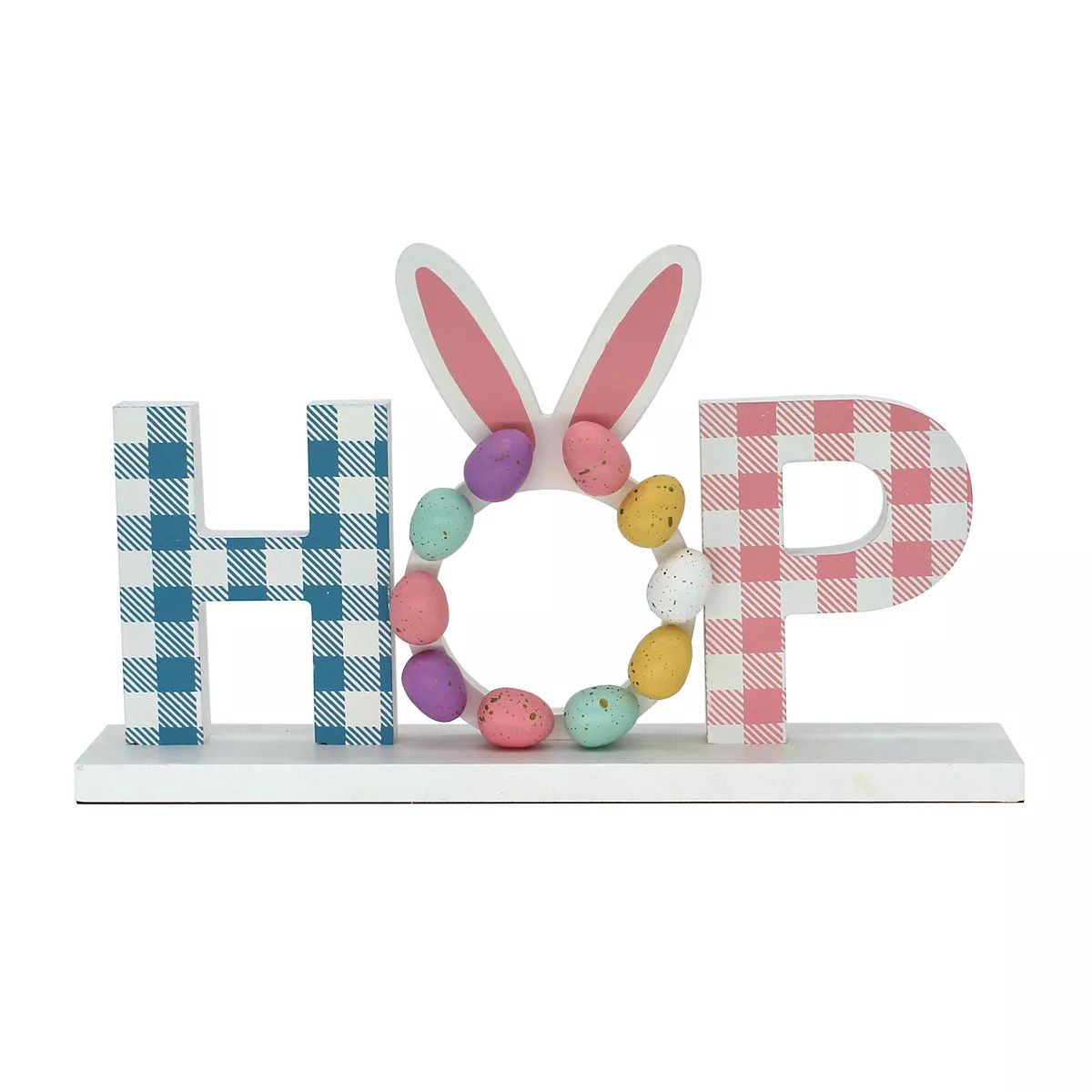 Celebrate Together™ Easter Gingham & Egg "Hop" Table Decor | Kohl's