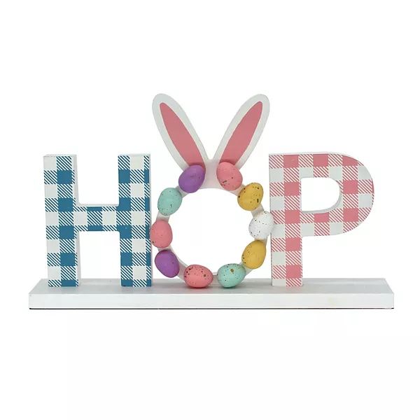 Celebrate Together™ Easter Gingham & Egg "Hop" Table Decor | Kohl's