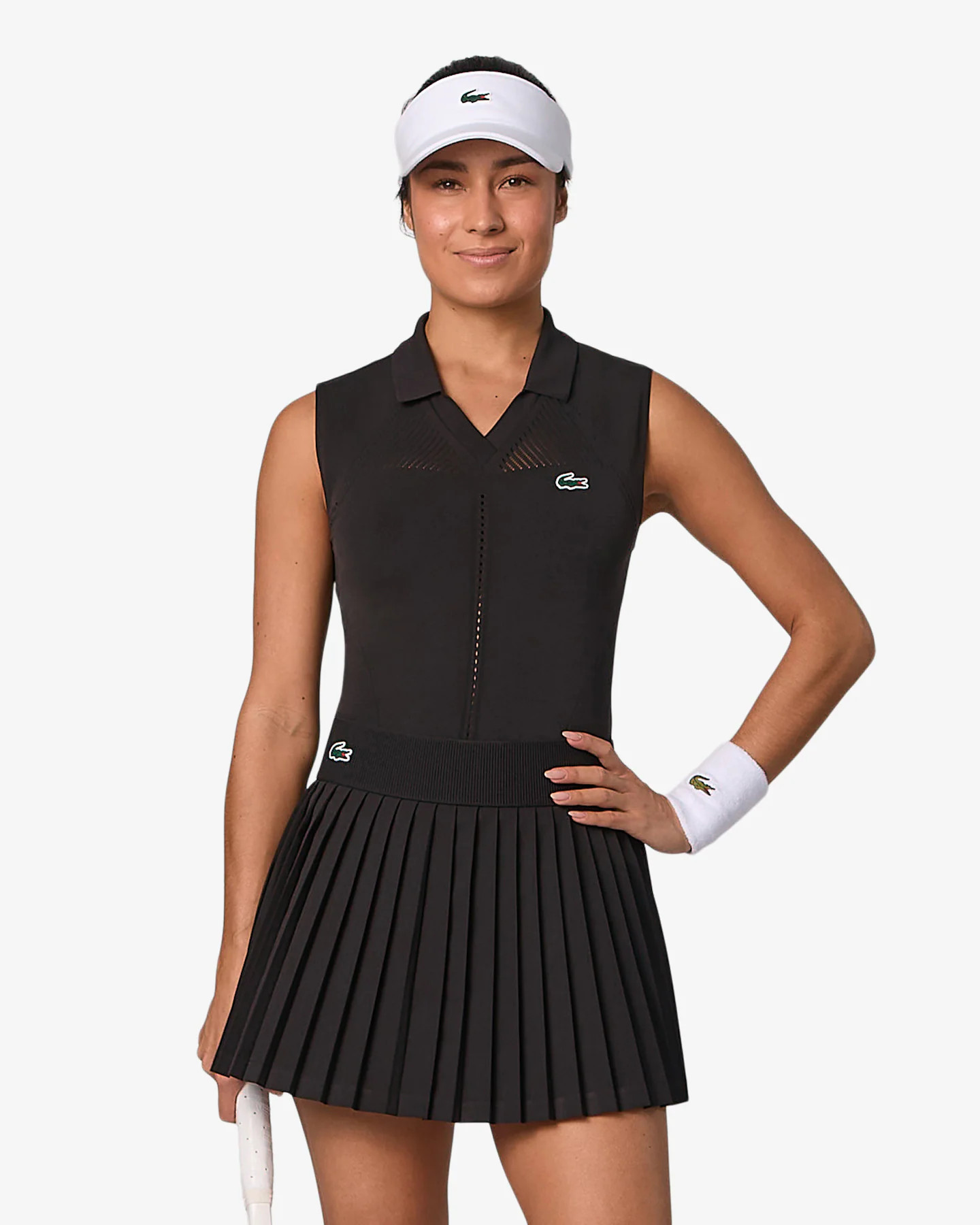 Women's Sleeveless Stretch Knit Tennis Polo | Lacoste (CA)