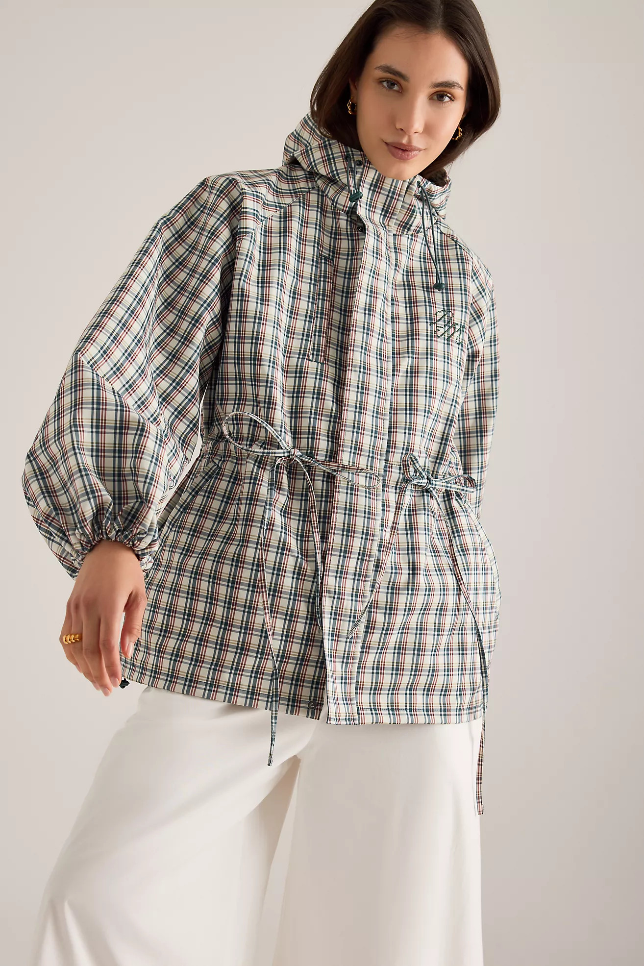 Damson Madder Liu Check Raincoat | Anthropologie (UK)