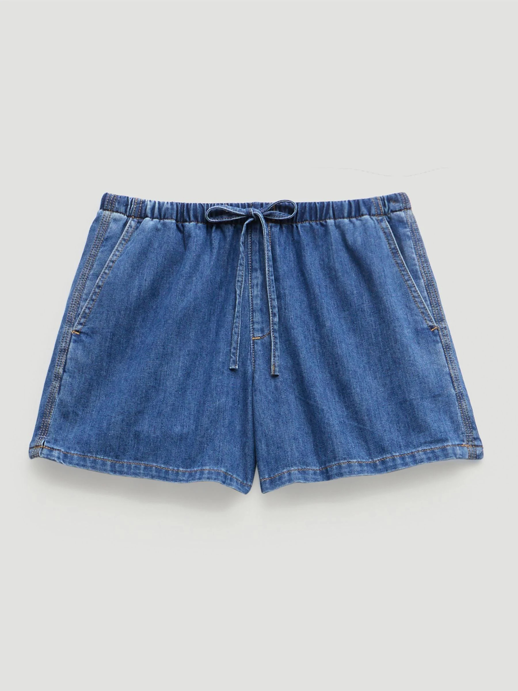 Hush Hush Light Blue Betty Denim Pull On Shorts | Next US