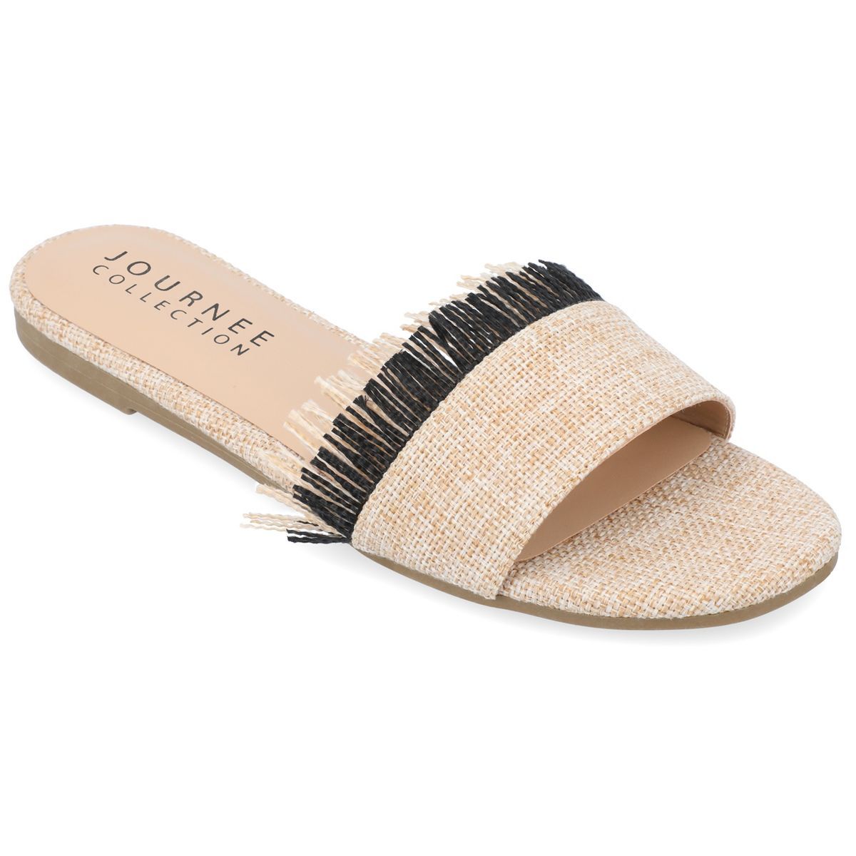 Journee Collection Womens Koreene Tru Comfort Foam Slip On Slide Flat Sandals | Target