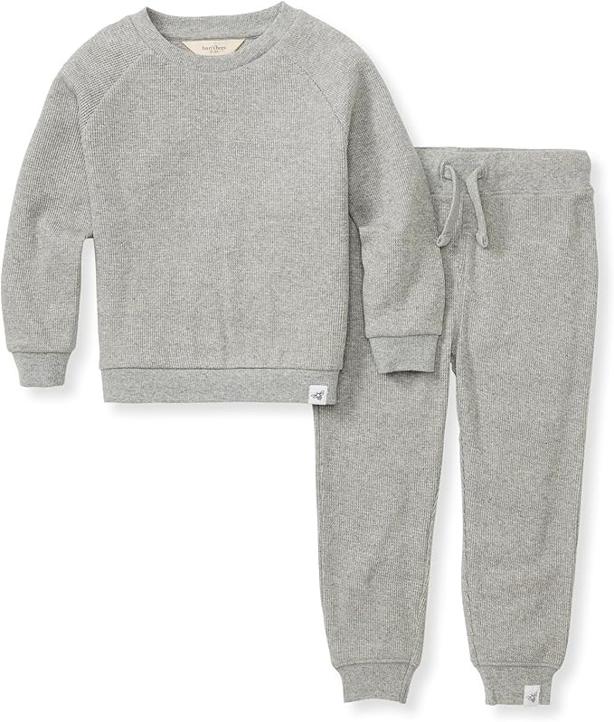 Burt's Bees Baby baby-boys Shirt and Pant Set, Top & Bottom Outfit Bundle, 100% Organic Cotton | Amazon (US)