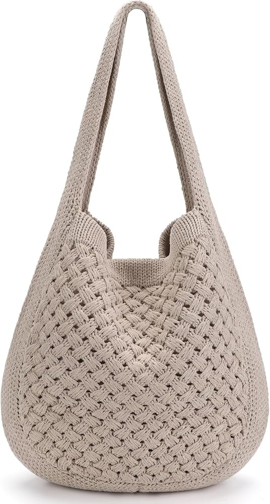 hatisan Crochet Bags for Women Summer Beach Tote Bag Aesthetic Tote Bag Hippie Bag Knit Bag | Amazon (CA)