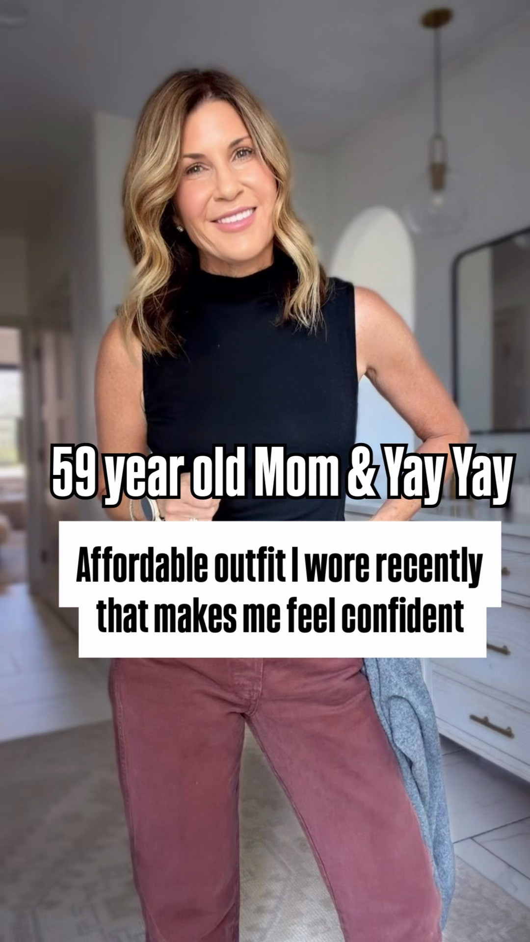 Mock neck top on sale for $7! I’m in a medium! Burgundy jeans are a loose fit boyfriend. I’m 5’6 they hit at my ankle. I’m in my true size 4. Men’s cashmere size small. Shoes: I’m between a 7.5 and an 8 and sized down to a 7.5

#LTKdayinmylife #LTKootd #LTKOver40
