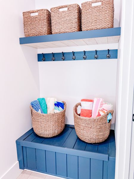 How pretty is this pool drop zone? 💙💙 just a few pretty baskets is all you need to keep all the things in order! 
.
.
@target
.
.
.
#dropzone #mudroom #homepool #poolday #towelstorage #wicker #targetwicker #targetfinds #targetrun #threshold #brightroom #basketstorage #organizedhome #organizedlife #momlife #summerthrowback #summertime #sunshine #swimming #playtime #tuesday #tuesdayplay #tuesdaytransformation #pooltowels #pretty #prettyorganization #instagramdaily #foco #cumminglocal

#LTKfamily #LTKhome #LTKunder100