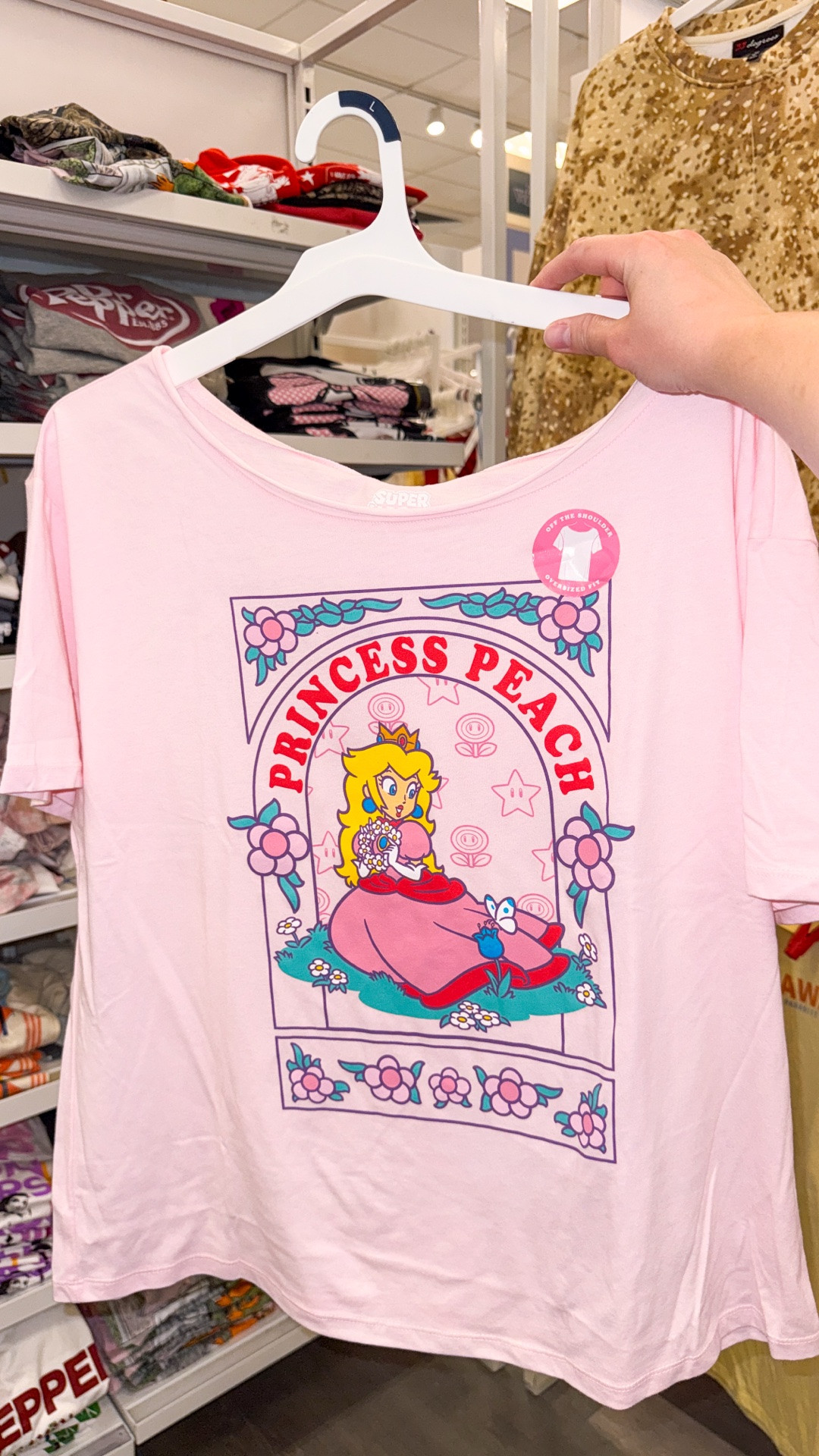 princess peach shirt, princess peach target, mario bros shirt, peach graphic tee, universal studios outfit, nintendo shirt, peach summer outfit, super mario apparel, princess peach aesthetic, peach gamer girl, universal studios look, mario kart shirt, peach pink outfit, target graphic tee, nintendo fashion, peachcore outfit, theme park outfit, summer graphic tee, gamer outfit inspo, cute gaming shirt, peach vibes, super nintendo style, casual universal outfit, princess peach merch, target summer fashion, pink character tee, amusement park outfit, nintendo princess peach, trendy gamer outfit, universal studios summer look