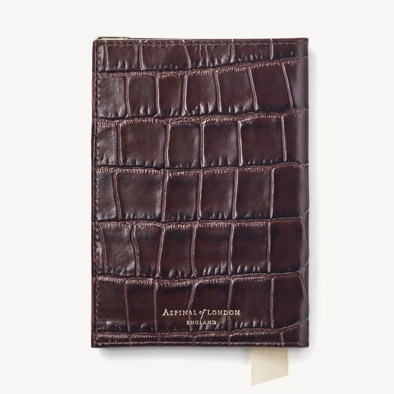 Passport Cover

        
            
            Deep Shine Amazon Brown Croc | Aspinal of London US