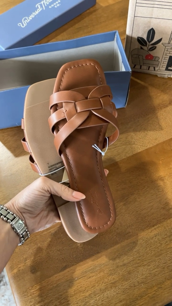 $20 target sandals 
So pretty and comfy I also got them in black. 
Sandals
Summer shoe shoes flats workwear beach style 

#LTKStyleTip #LTKShoeCrush #LTKFindsUnder50