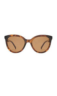Le Specs The Muse Sunglasses in Tort & Brown Mono Polarized from Revolve.com | Revolve Clothing (Global)