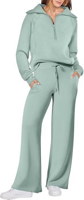 ANRABESS Women 2 Piece Set Sweatsuits Lounge Fall Outfits | Amazon (US)