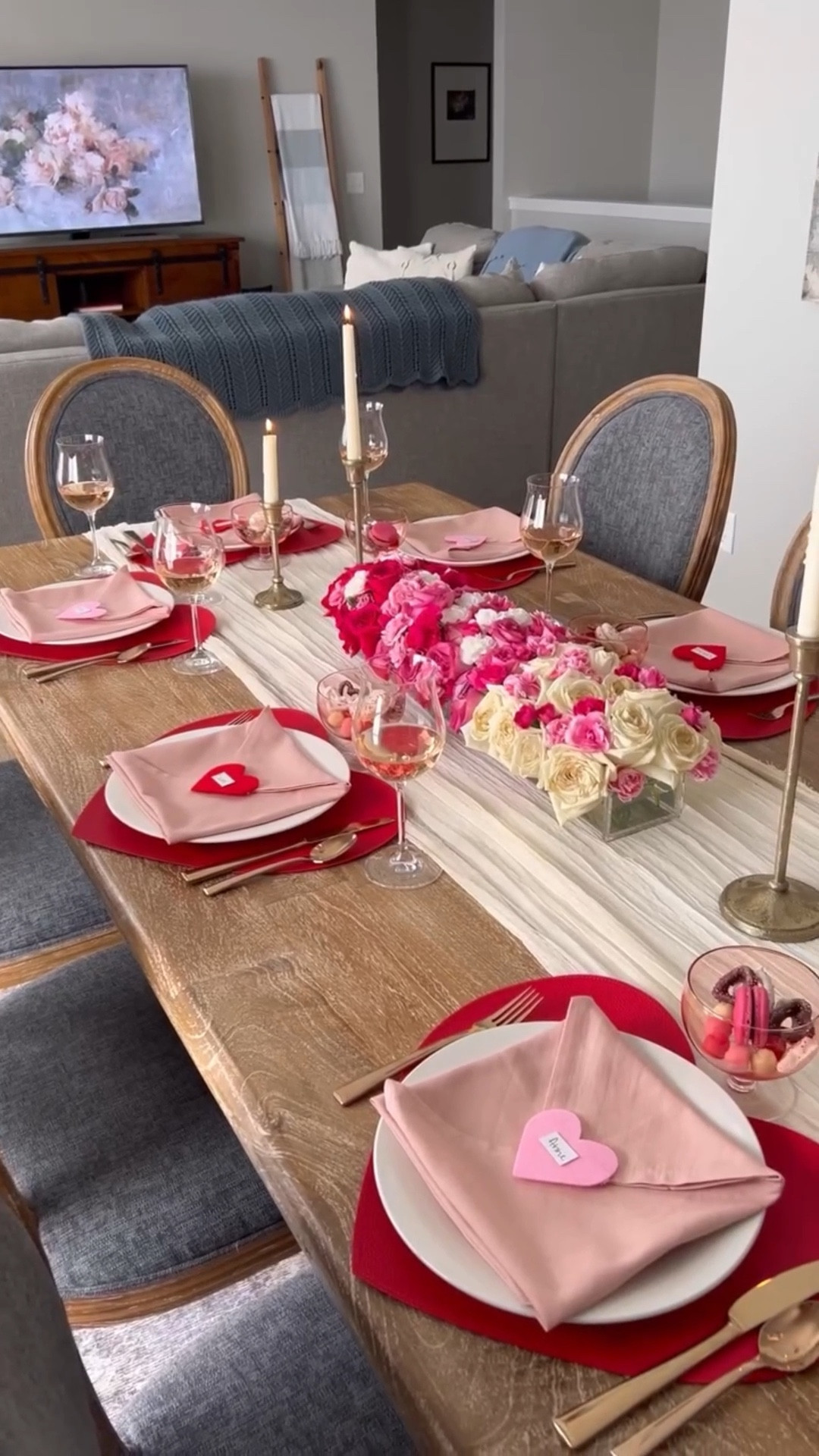 Like this video & comment LETTER (does not need to be all caps) and I’ll DM you the links to this Valentine’s Day table setting.

Make sure you’re following to receive the link correctly and don’t forget to check your requests / hidden folders.

Follow me @thechicishchick for more Valentine’s Day recipes and party ideas.

#valentinestablescape #valentinesdaytablescape #galentinesparty #galentinesinspo #galentinesideas