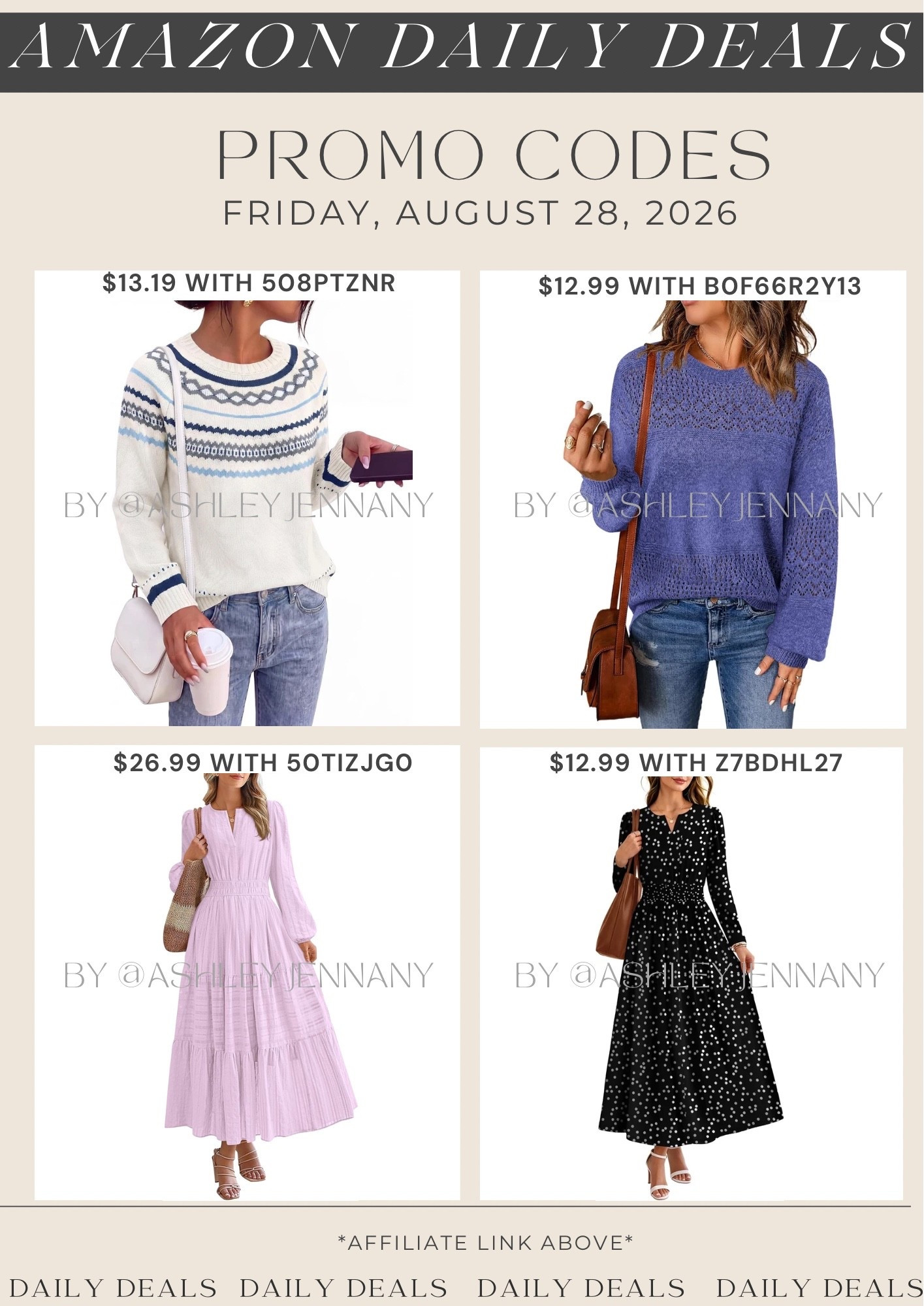 Amazon deals

#LTKMidsize #LTKSaleAlert #LTKSeasonal