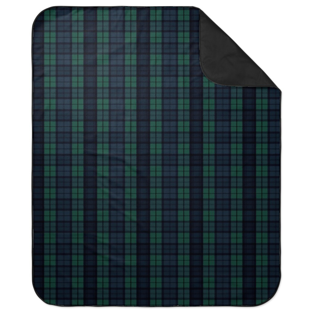 Picnic Blankets: Dark Green Plaid | Shutterfly