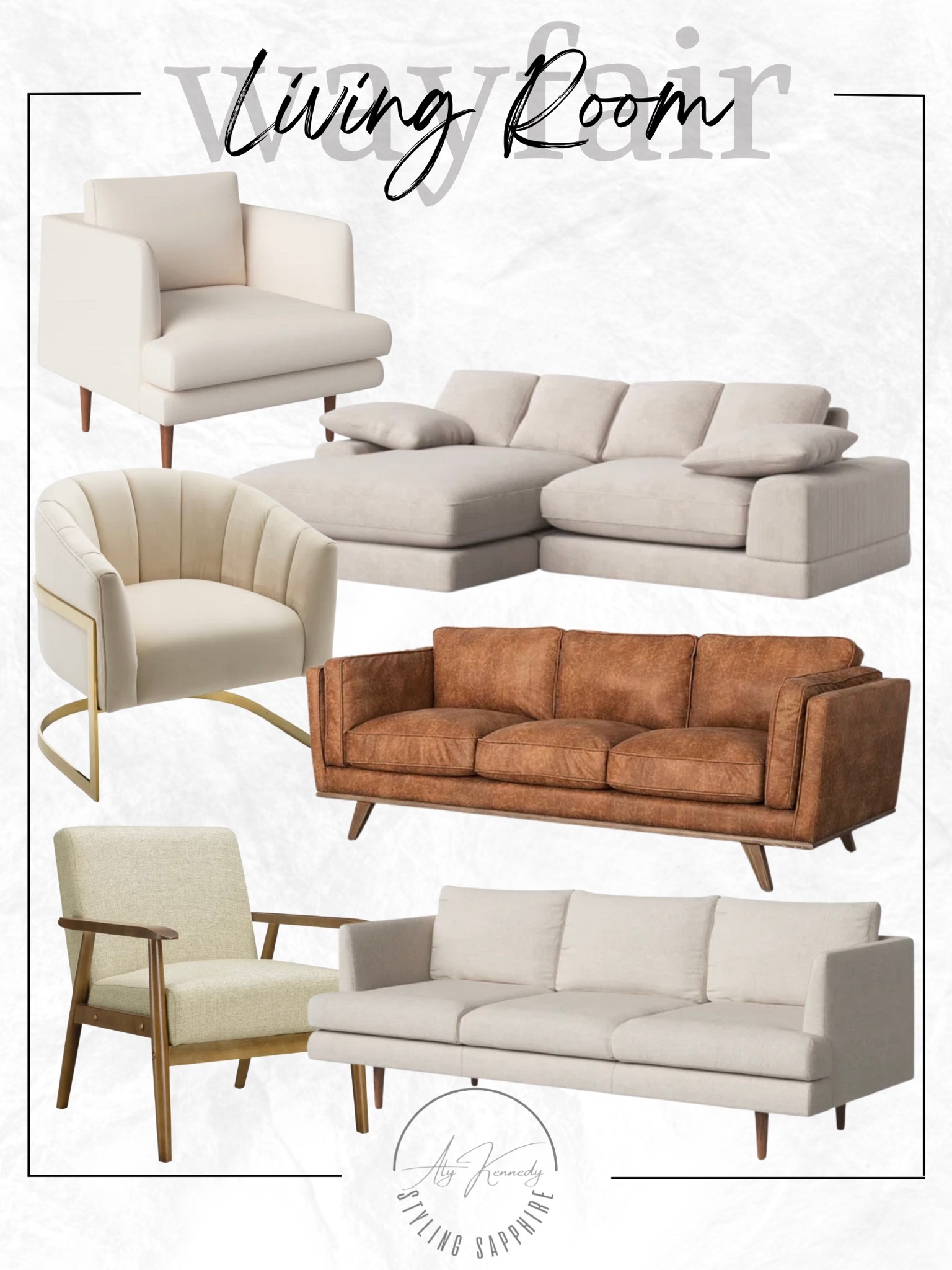 Wayfair home, WayDay, living room, furniture, couches, accent chairs

#LTKsalealert #LTKSeasonal #LTKhome