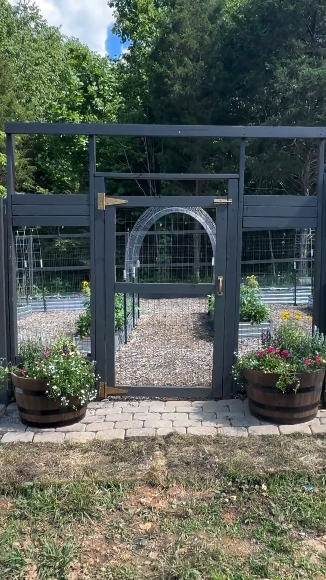 I love our garden gate makeover I did with some simple Rub n Buff in Gold Leaf!   It made an amazing difference in gate hardware! I’ve linked all the products I could find that I used at my garden entrance! 

#LTKSeasonal