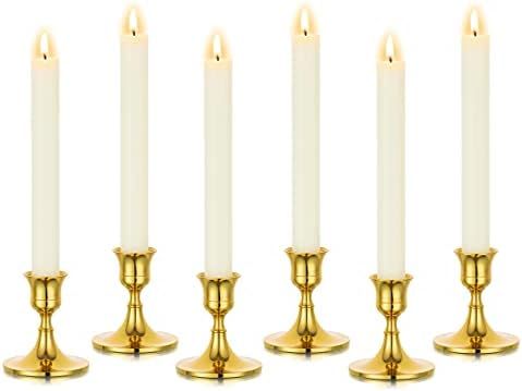 Romadedi Gold Candlestick Candle Holders - for Wedding Reception or Festive Thanksgiving Christma... | Amazon (US)