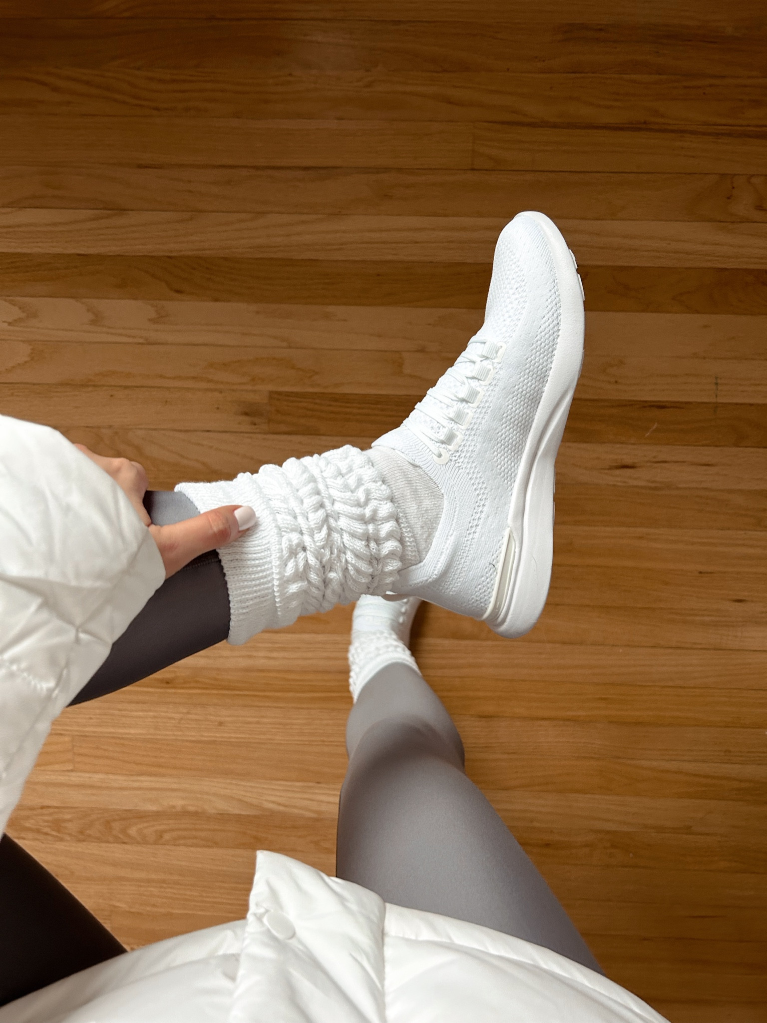Obsessed with these white socks and sneakers 🤍

#LTKMostLoved #LTKfitness #LTKshoecrush