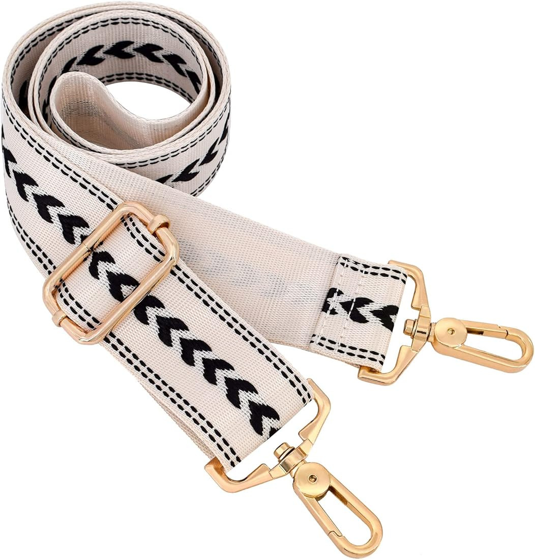 Strap Purse Crossbody Bag Strap Replacement Metal Swivel Hook Shoulder Strap Guitar Strap for Cro... | Amazon (US)