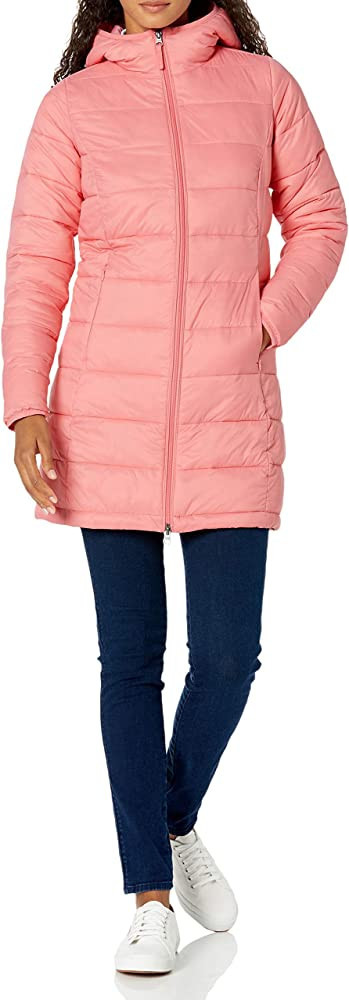Amazon.com: Amazon Essentials Women's Lightweight Water-Resistant Hooded Puffer Coat (Available i... | Amazon (US)