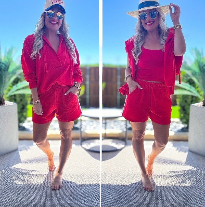 Old Navy new arrivals on sale!! Size medium in top, size small in shorts ❤️❤️

#LTKOver40 #LTKSummerEdit #LTKMidsize