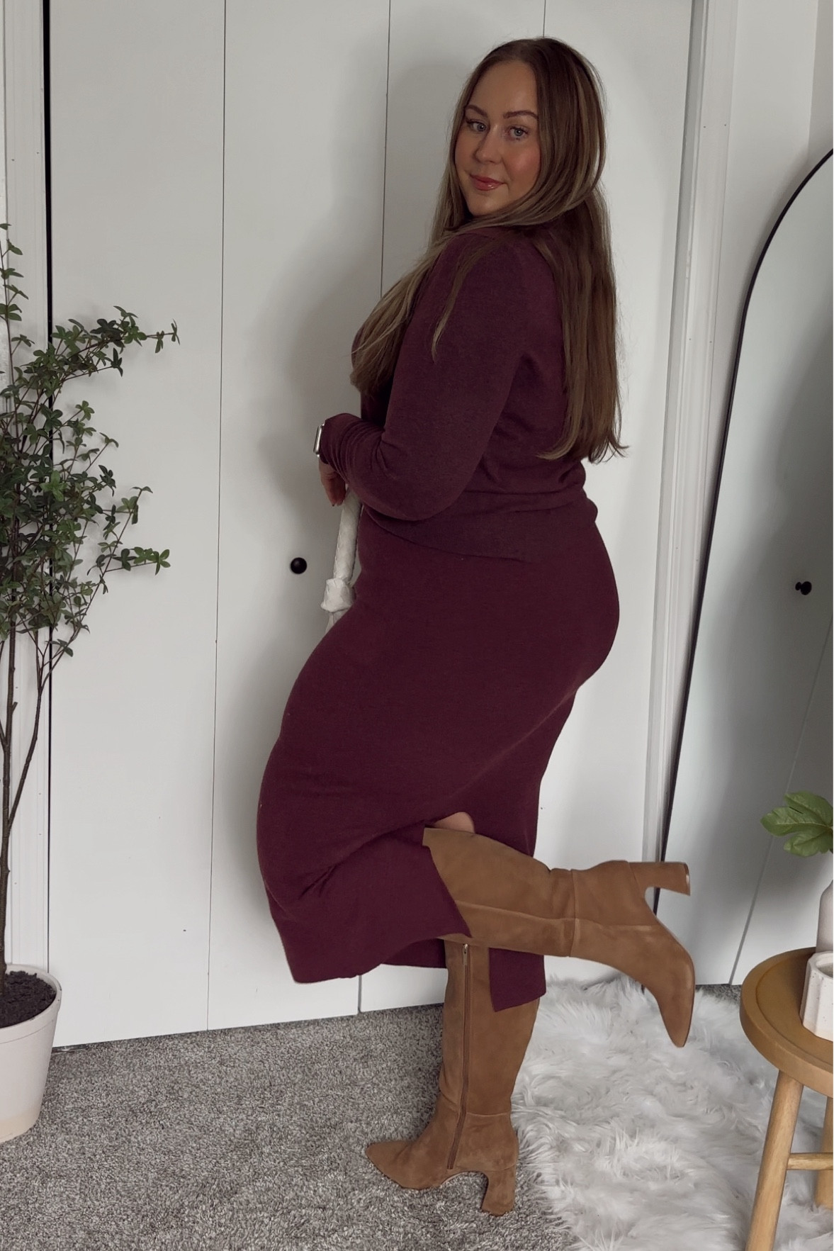 DSW Boot sale!!! Get 30% off boots with code BOOTSZN - wearing these extra wide calf tall boots in tan. Tts.!! 

#LTKShoeCrush #LTKCyberWeek #LTKSaleAlert