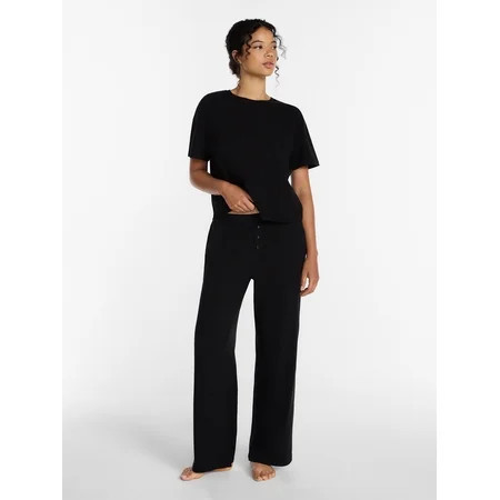 Joyspun Women’s Cotton Blend Sleep Lounge Pants  Sizes S-3X | Walmart (US)