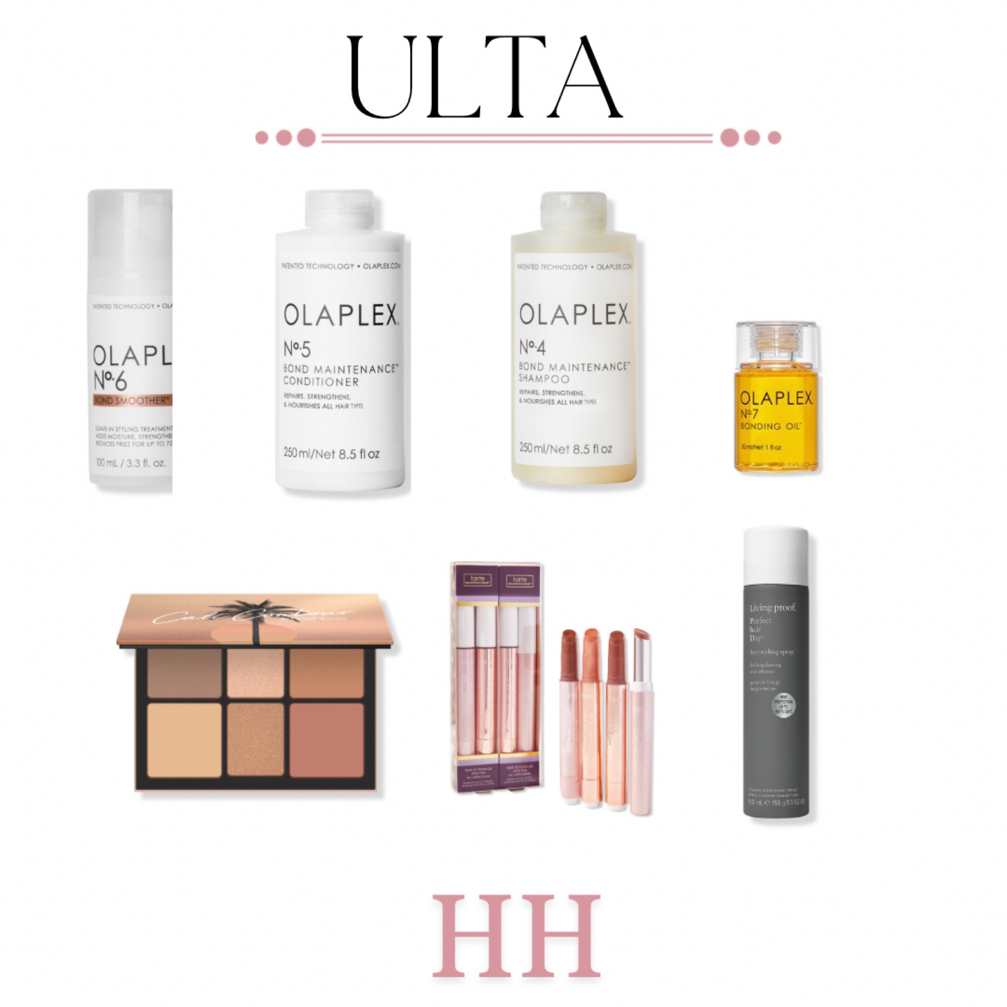 The things I can’t live without from ULTA 


Olaplex 
Tarte
Living Proof
Smashbox 

#LTKover40 #LTKbeauty #LTKGiftGuide