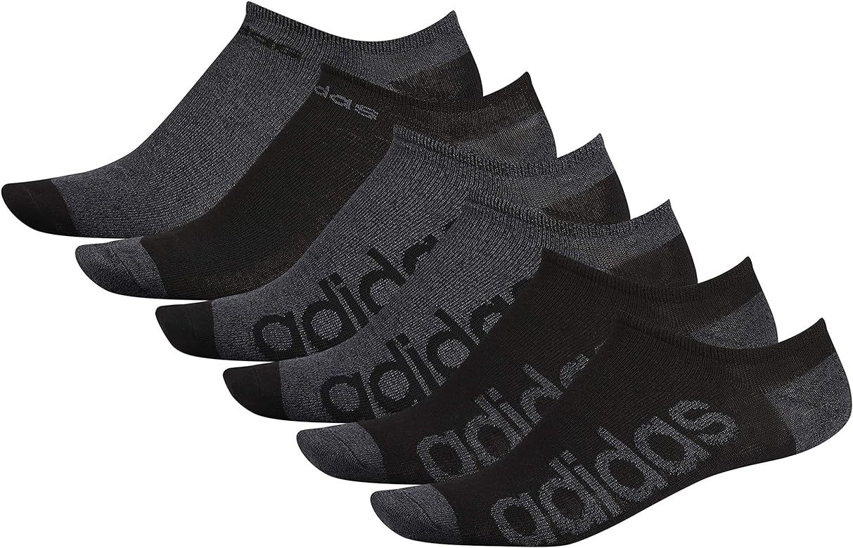 adidas Men's Superlite Linear No Show Socks (6-pair) | Amazon (US)