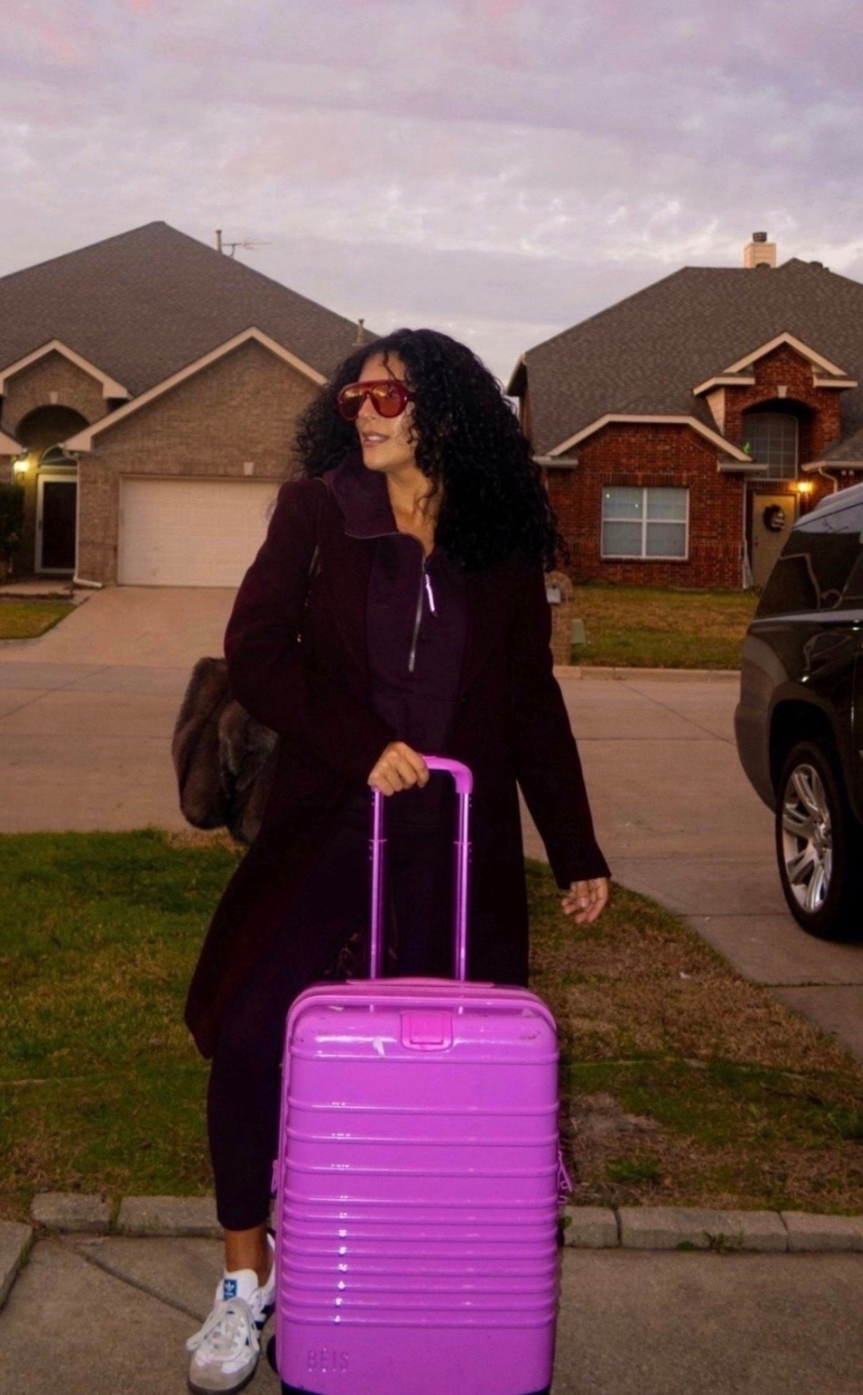 ✈️ Travel days are always better with a suitcase that’s easy to spot 💖 This one has been coming with me everywhere lately, and I’m obsessed with the color!

#TravelStyle #TravelEssentials #CarryOn #AirportStyle #TravelOutfit #VacationReady #FrequentTraveler #SuitcaseStyle #TravelInspo #OnTheGo

#LTKdayinmylife #LTKootd #LTKTravel