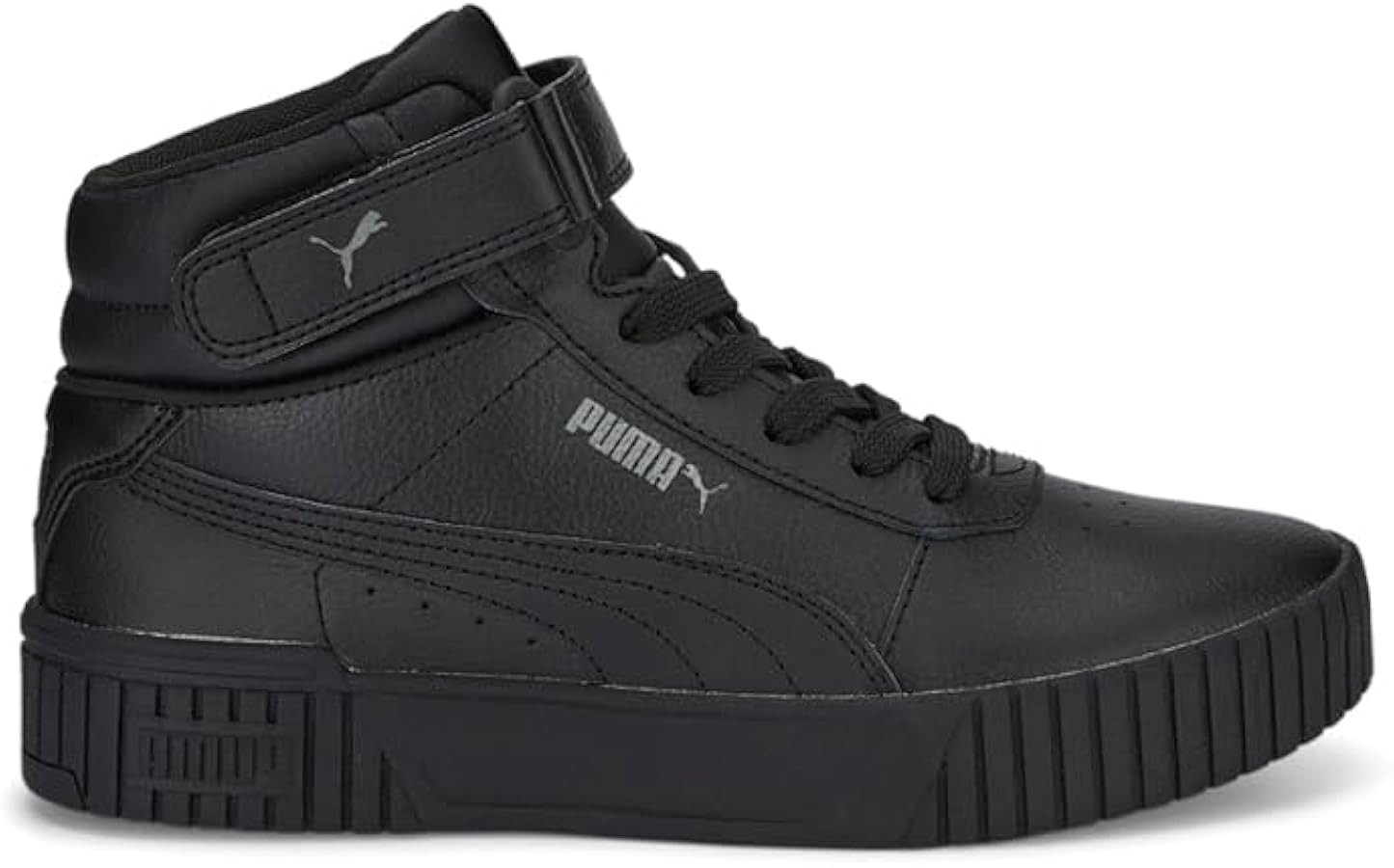 PUMA Kids Girls Carina 2.0 High Sneakers Shoes Casual - Black | Amazon (US)