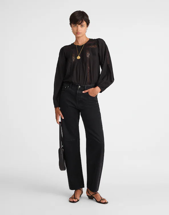 The Darted Barrel-Leg Jean | Madewell
