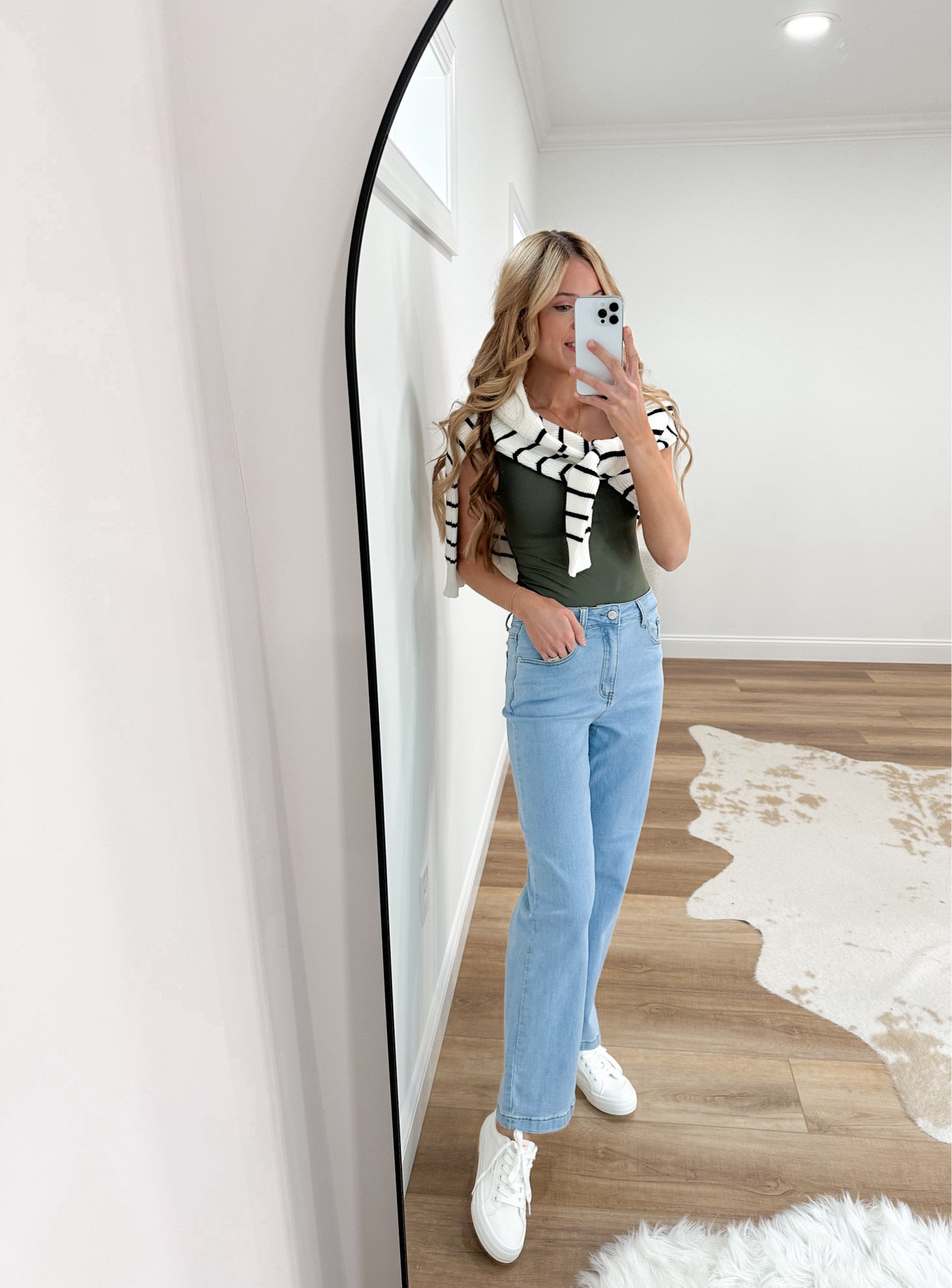 Amazon jeans. True to size. Summer outfit. Amazon fashion. I am 5’9 

#LTKstyletip #LTKfindsunder100 #LTKfindsunder50