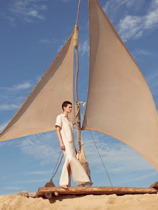 Cruz Linen Maxi Shirtdress | Banana Republic (US)