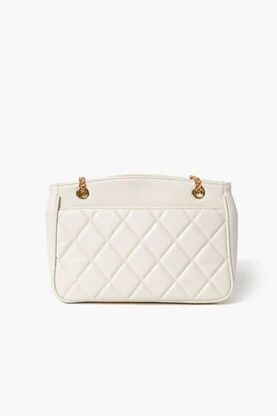 Quilted Faux Leather Shoulder Bag | Forever 21