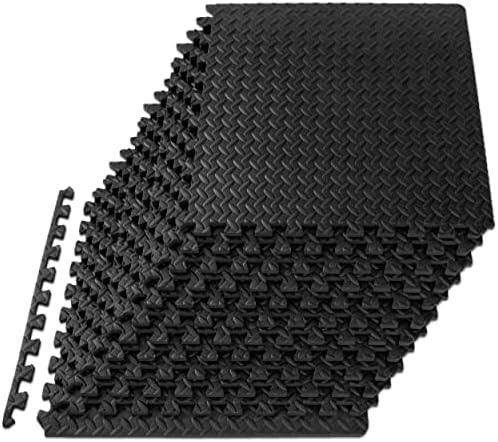 ProsourceFit Puzzle Exercise Mat ½ in, EVA Interlocking Foam Floor Tiles for Home Gym, Mat for H... | Amazon (US)