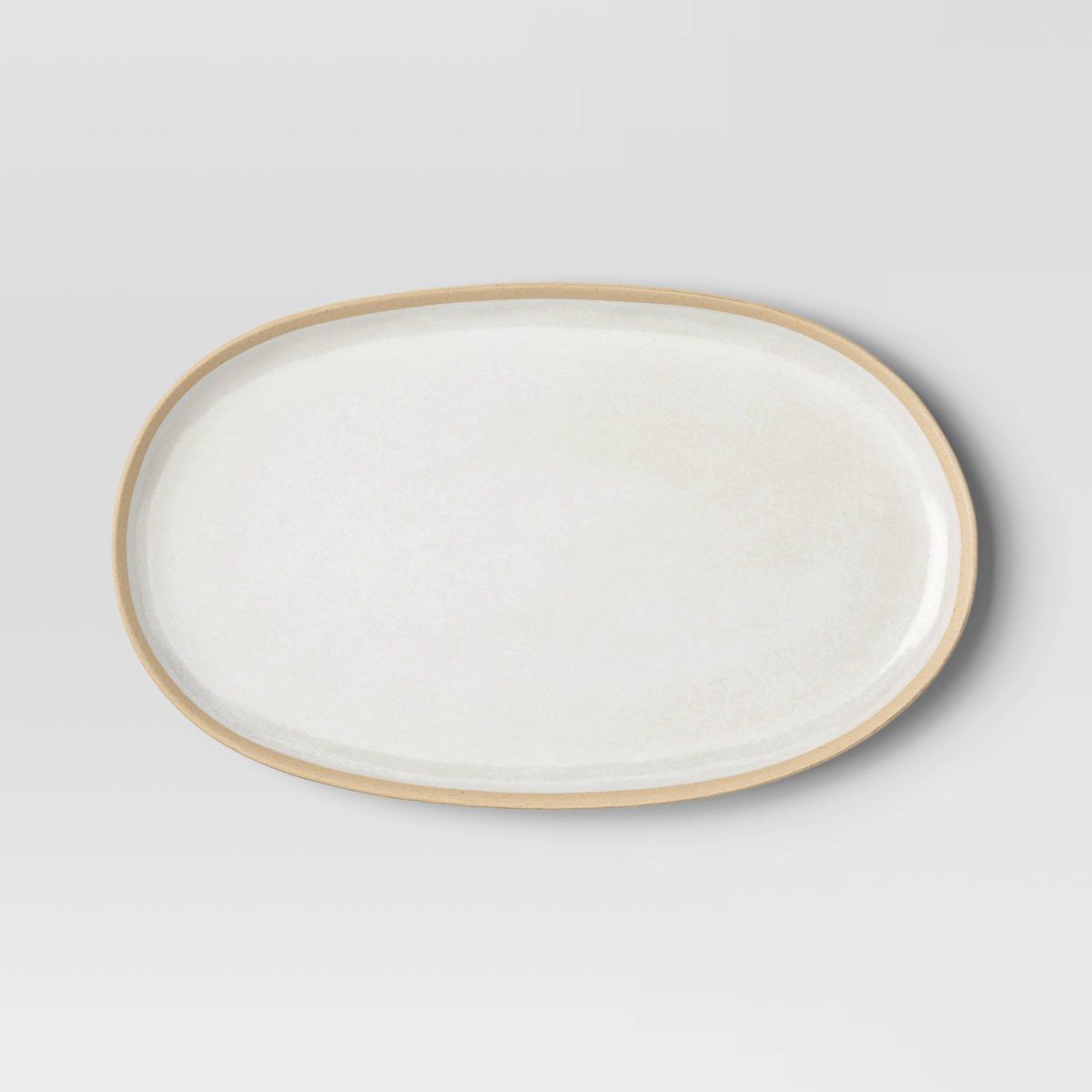 Small Oval Serving Platter Ivory - Threshold™ | Target
