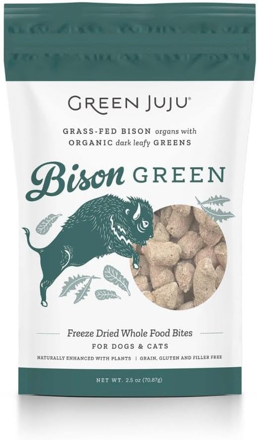 Freeze Dried Bison Green 2.5 Ounce | Amazon (US)