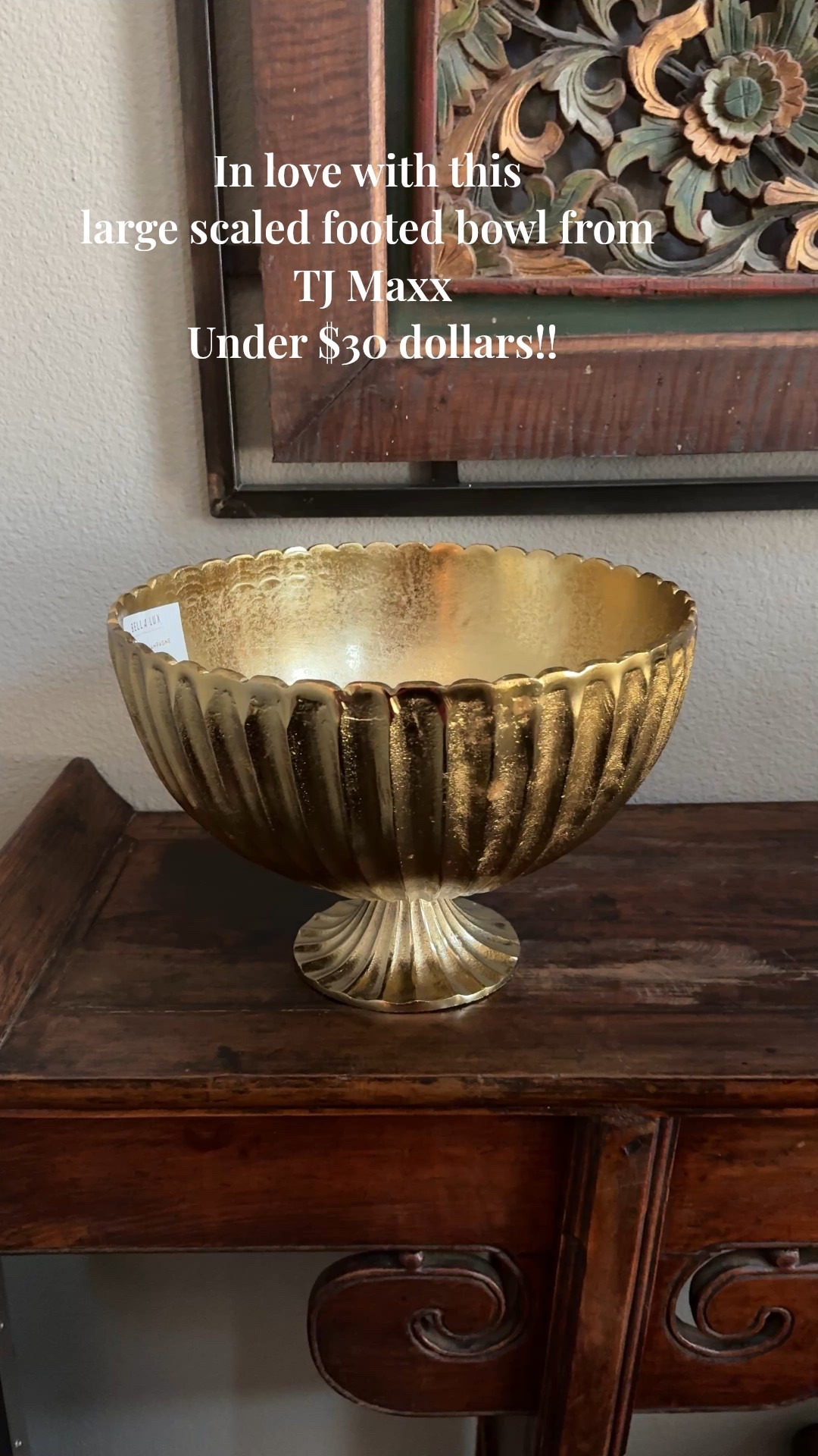 Gorgeous bowl less than $30 dollars! 🍂🍁
#golddecor #homeaccesories #homedecor #bellalux 

#LTKSaleAlert #LTKGiftGuide #LTKHome