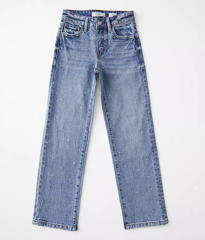 Girls - Signature Rhinestone 90's Straight Jean | Buckle