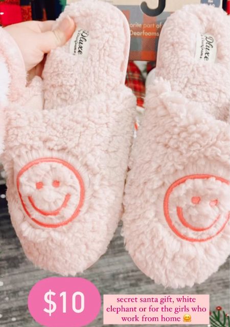 Smiley face target slippers, holiday slippers, holiday pajamas, family pajamas, target holiday pajamas, target holiday slippers 

#LTKSeasonal #LTKHoliday #LTKCyberweek