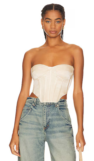 Eva Bustier in Champagne | Revolve Clothing (Global)